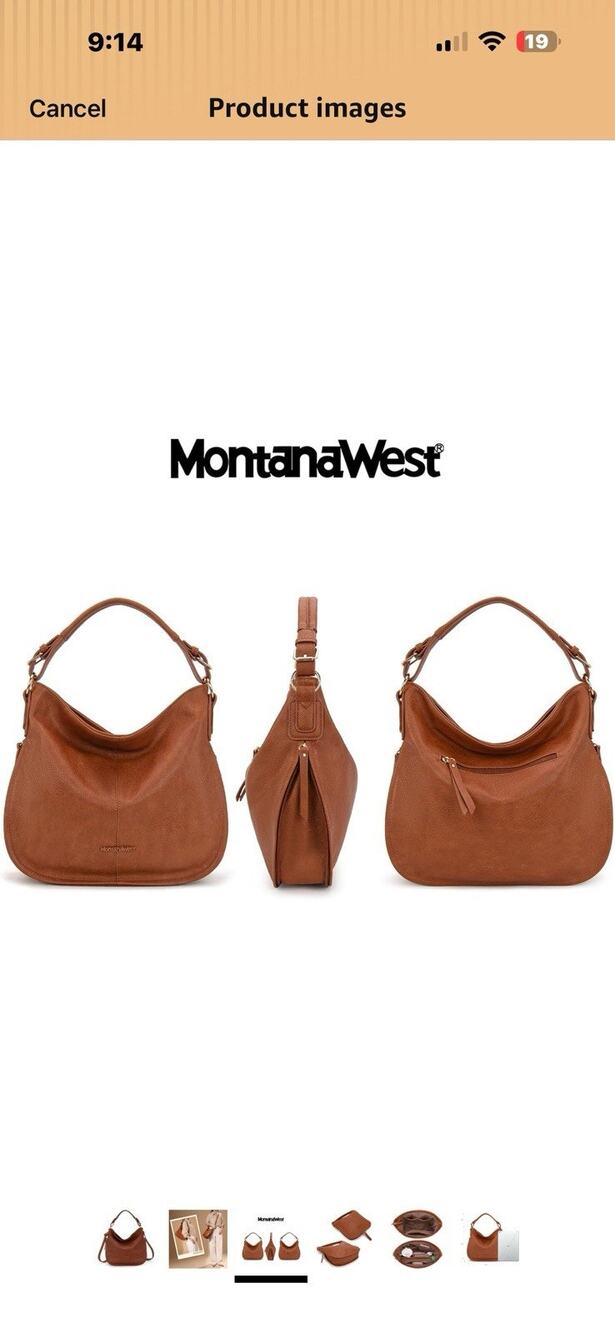 Montana West Women's Purses and Handbags Hobo Purses Adjustable Crossbody